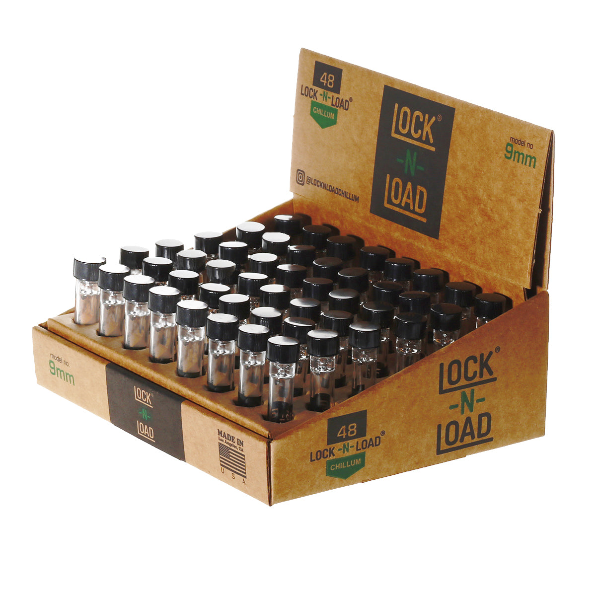 Lock-N-Load Chillum Display - 9mm